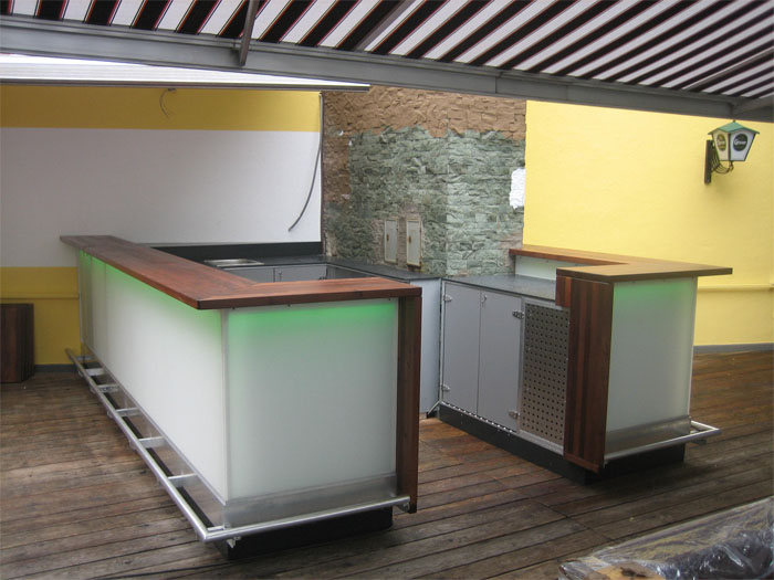 Muhr Design Mobile Barsysteme Schirmbars Imbiß Container Wanderbars